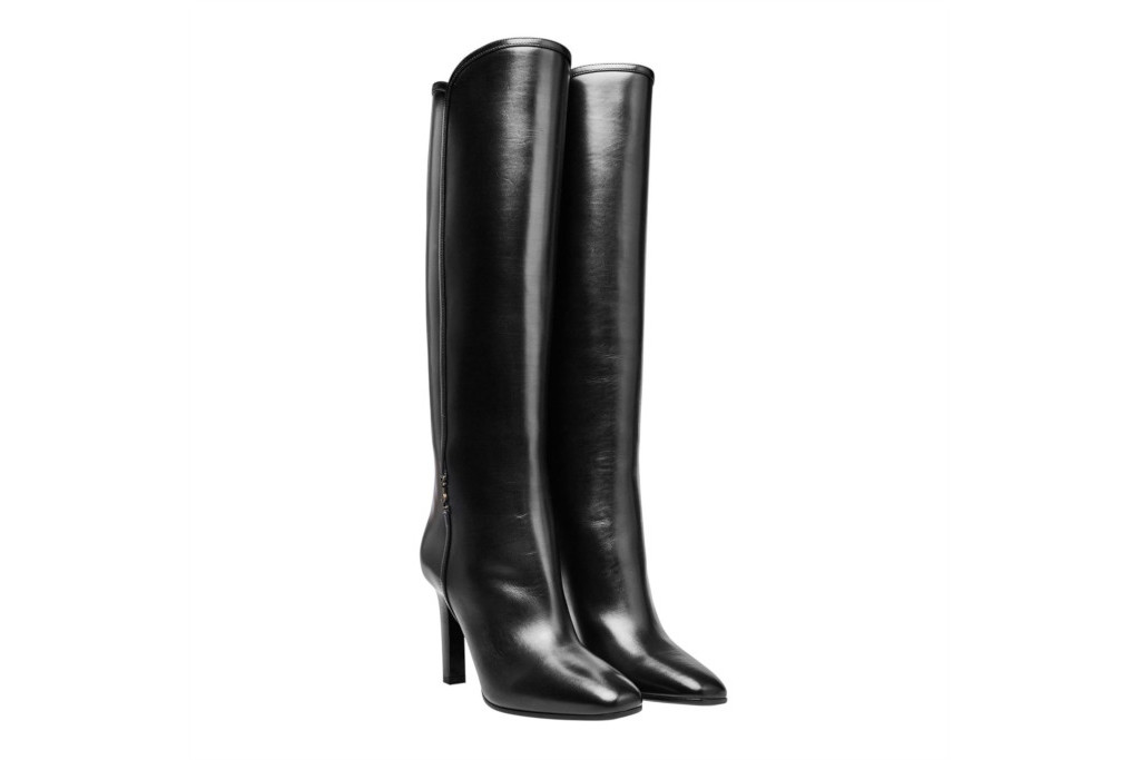Black knee high boots