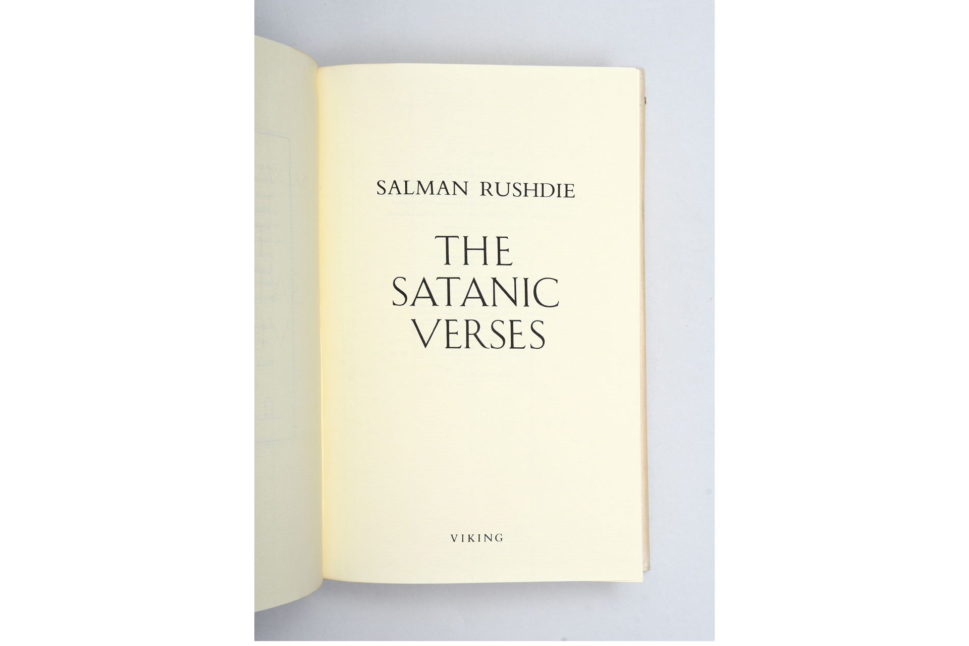 Salman Rushdie, The Satanic Verses