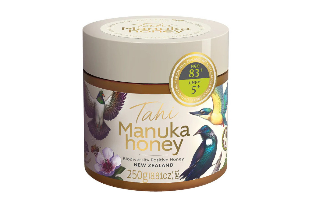 Tub of manuka honey