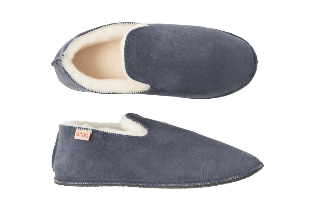 Blue slippers