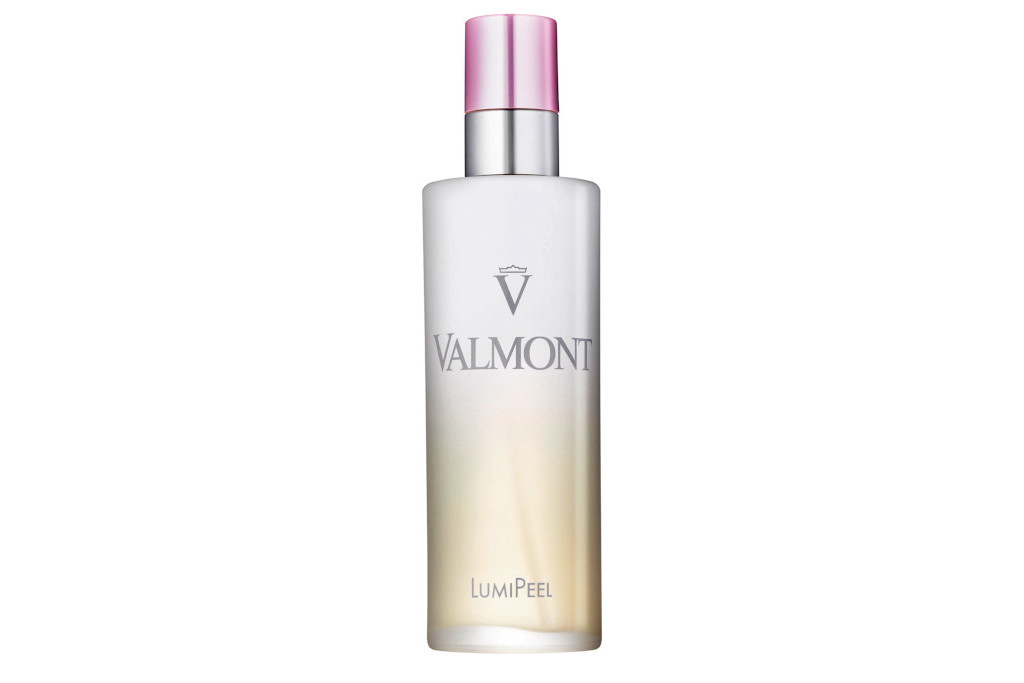 Spray bottle with silver-gold gradient and pink cap