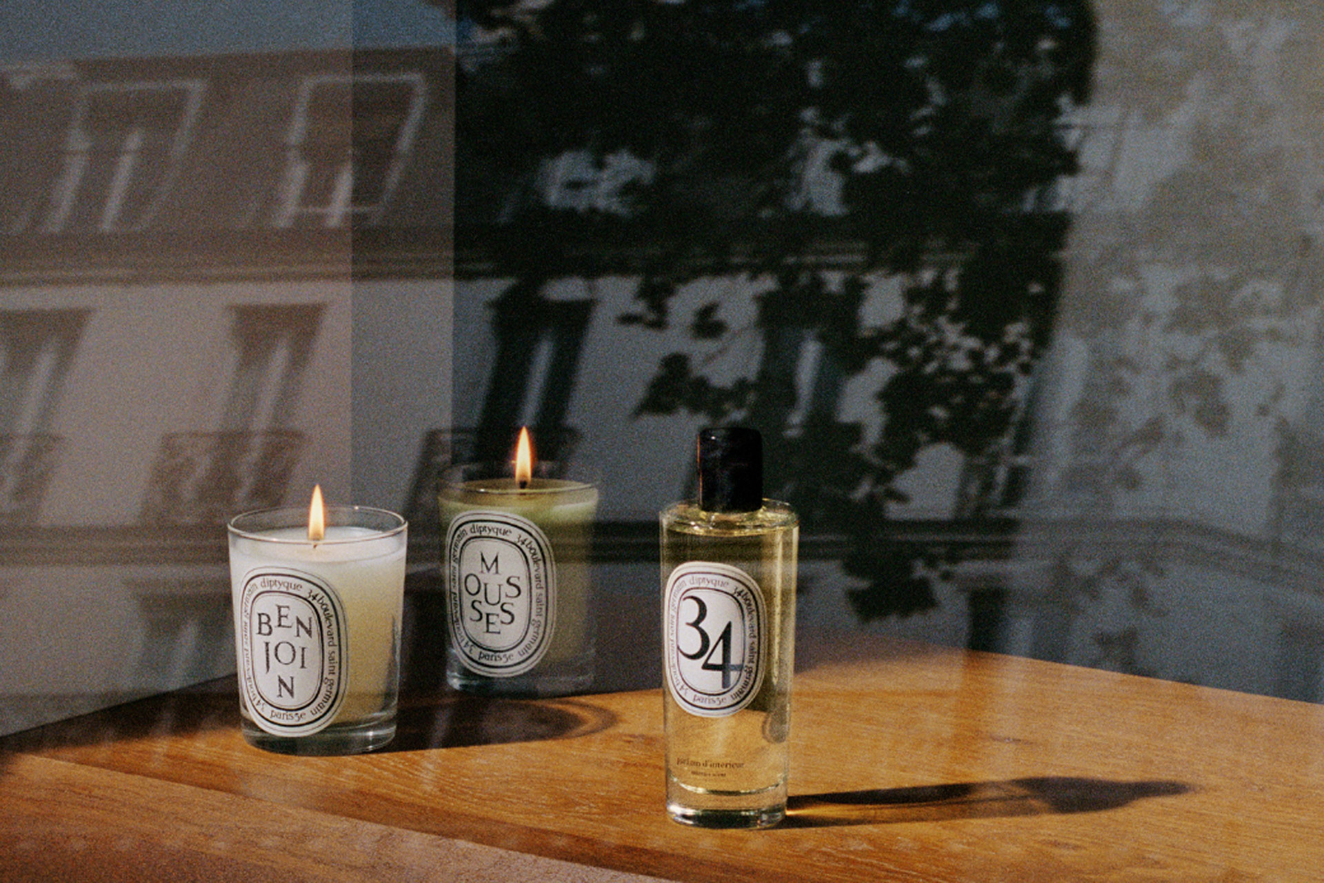 Diptyque candles from the 34 Boulevard Saint Germain Collection