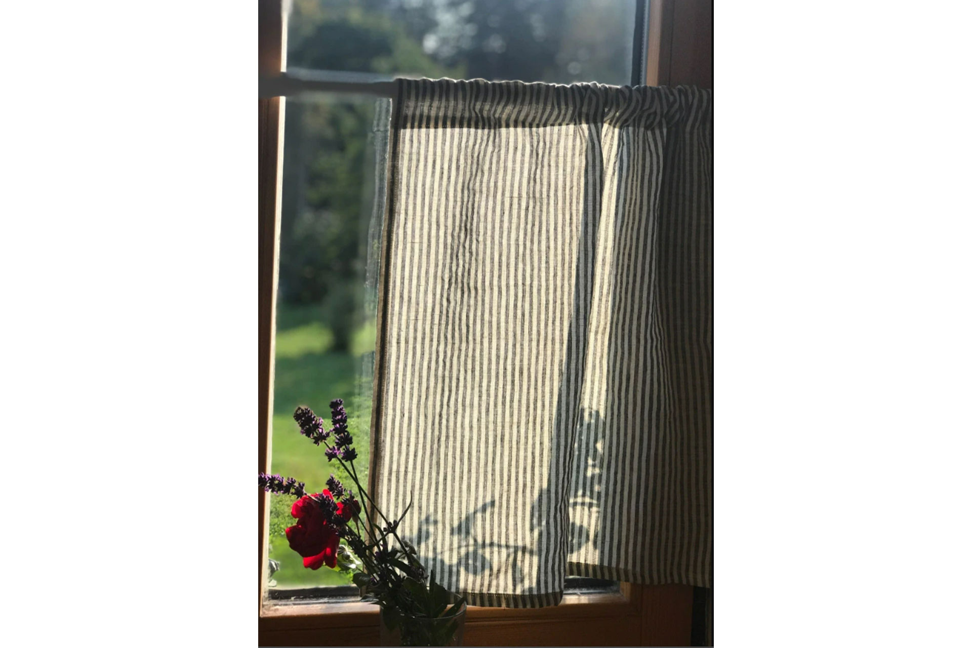 Etsy Linen Cafe Curtain
