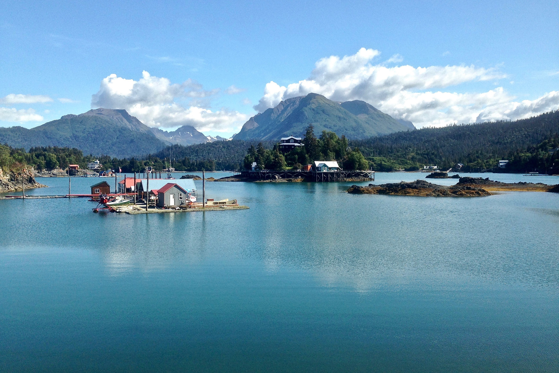 Scenic Halibut cove , Homer Alaska