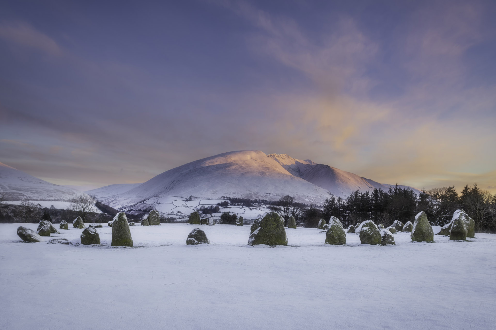 Winter in the English Lake District.