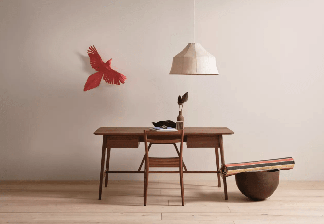 Wooden office desk by Pinch