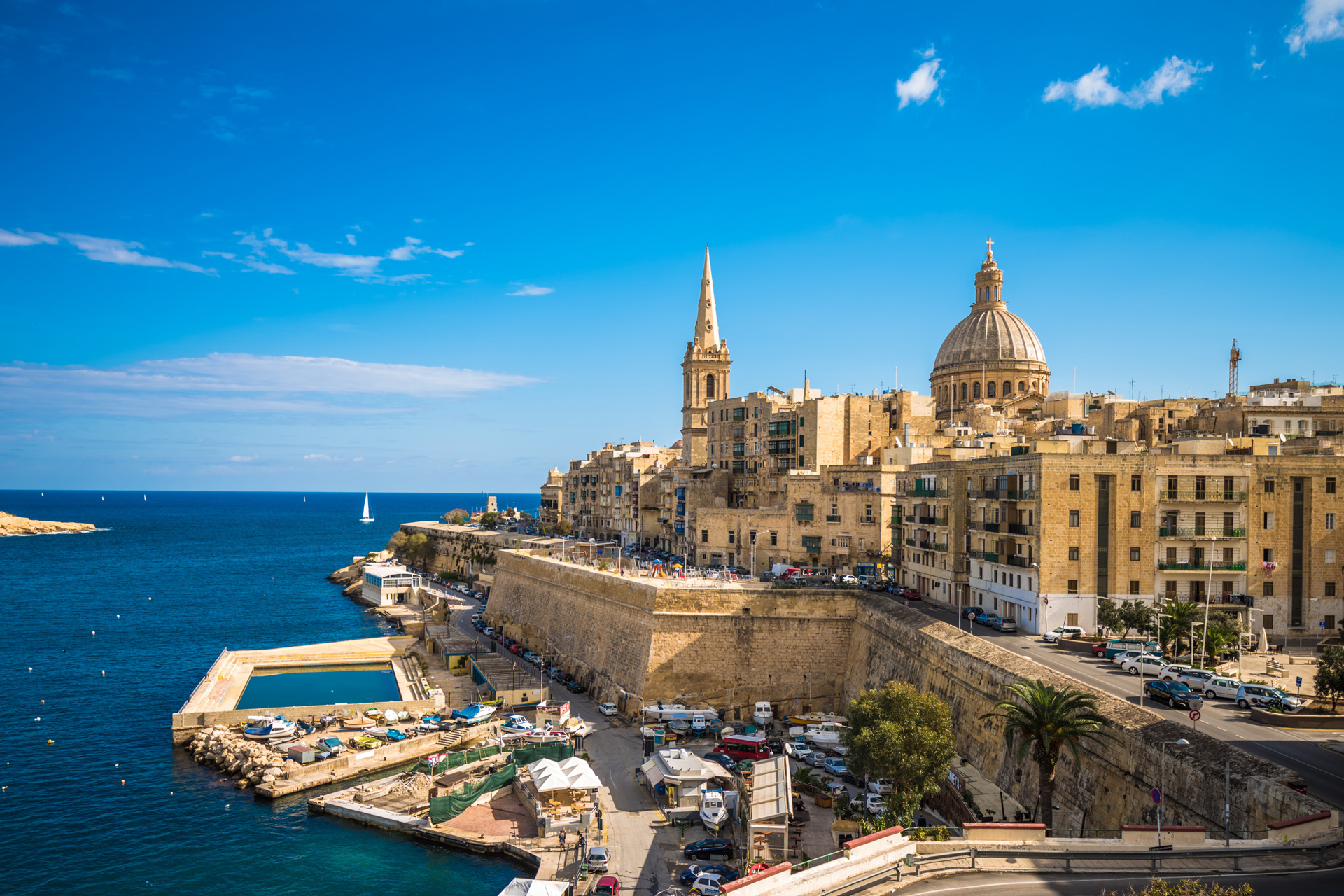 View of Valletta, the capital of Malta