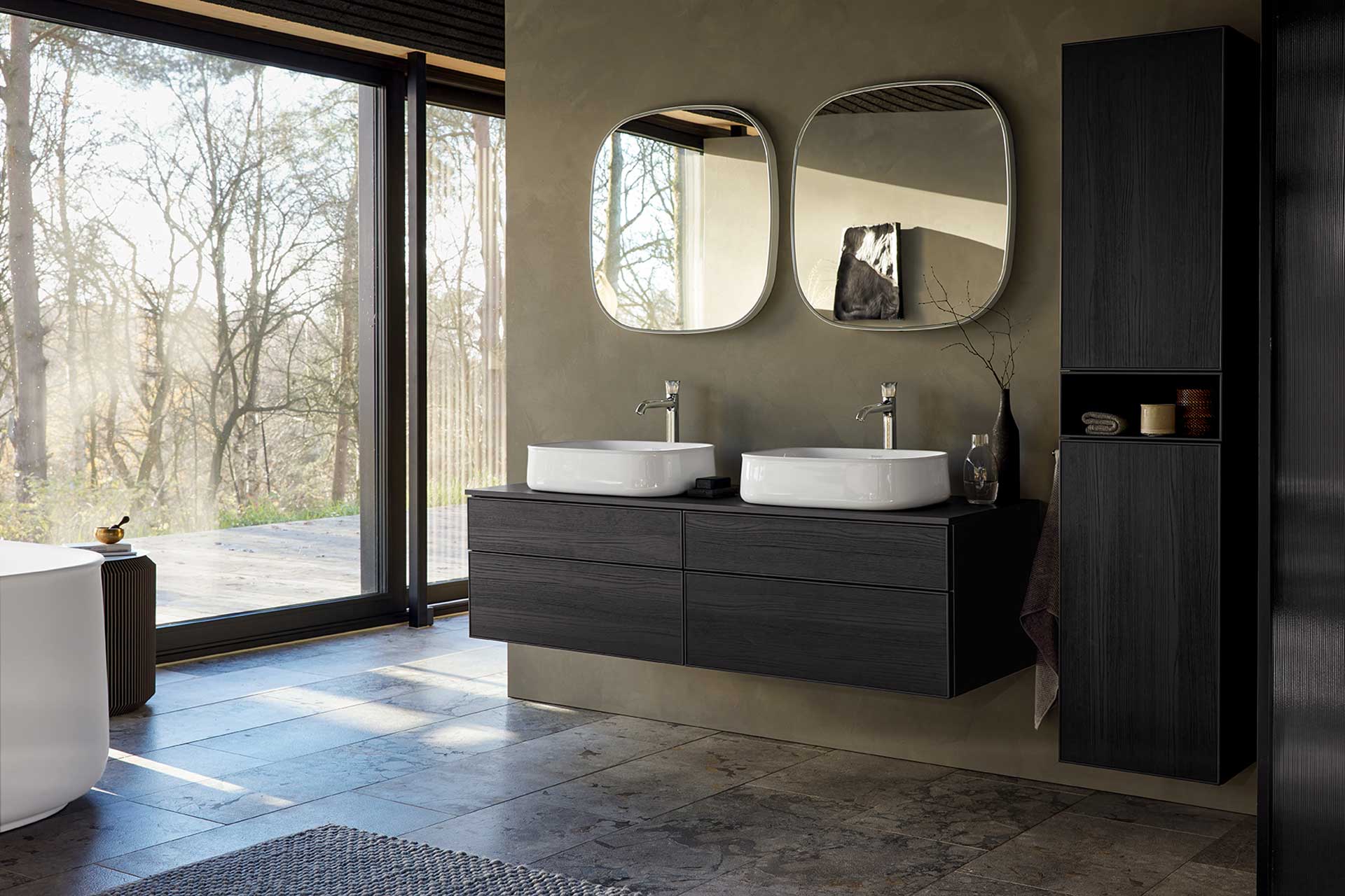 sinks in Zencha by Sebastian Herkner for Duravit