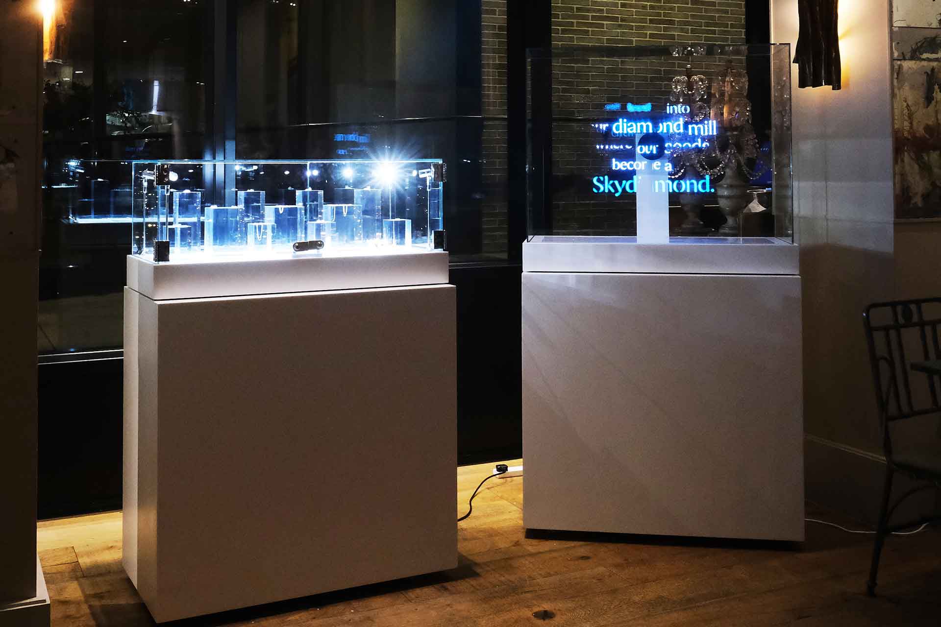 Skydiamond stand at Journey To Zero Event