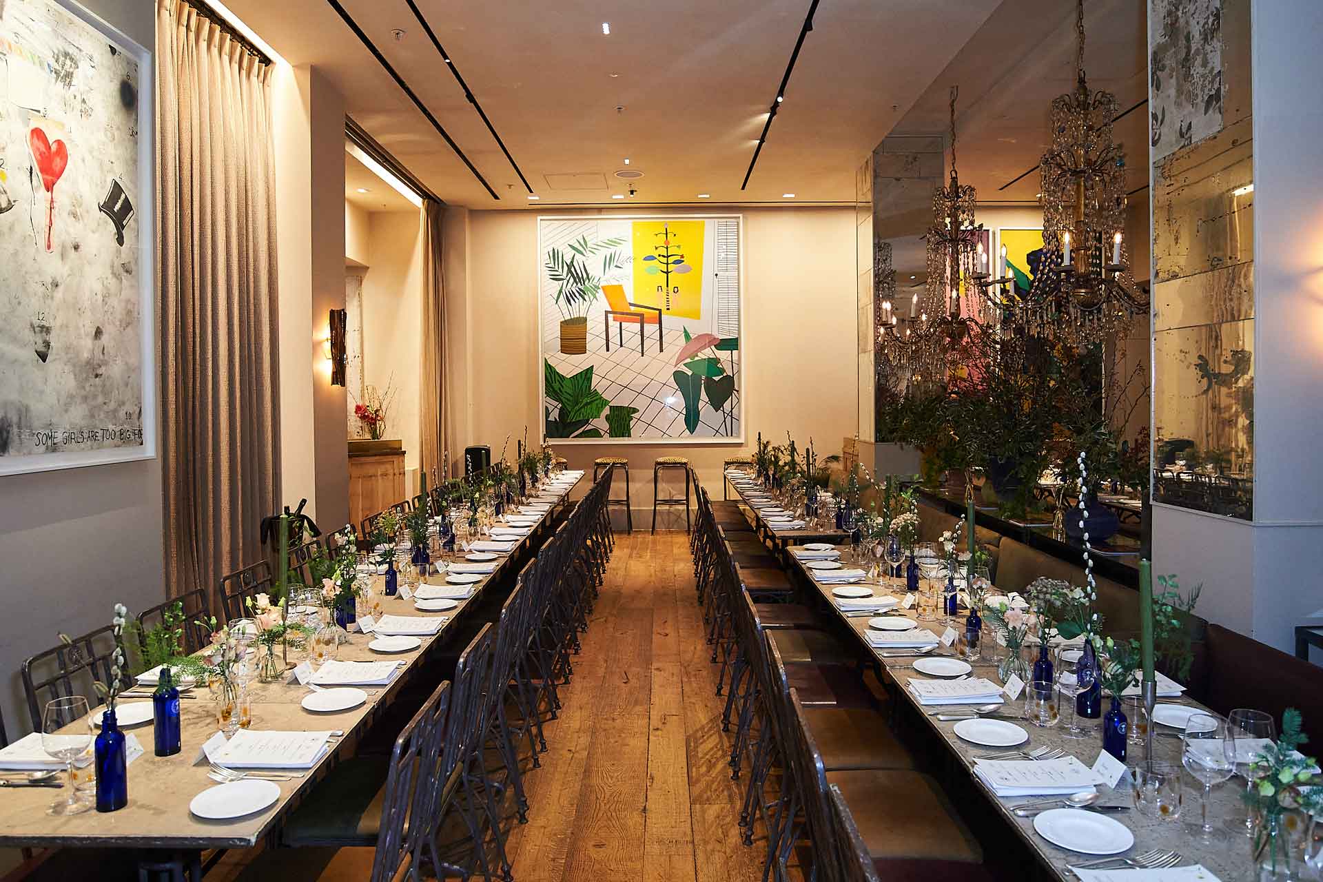 The Petersham dining room at Journey To Zero Event