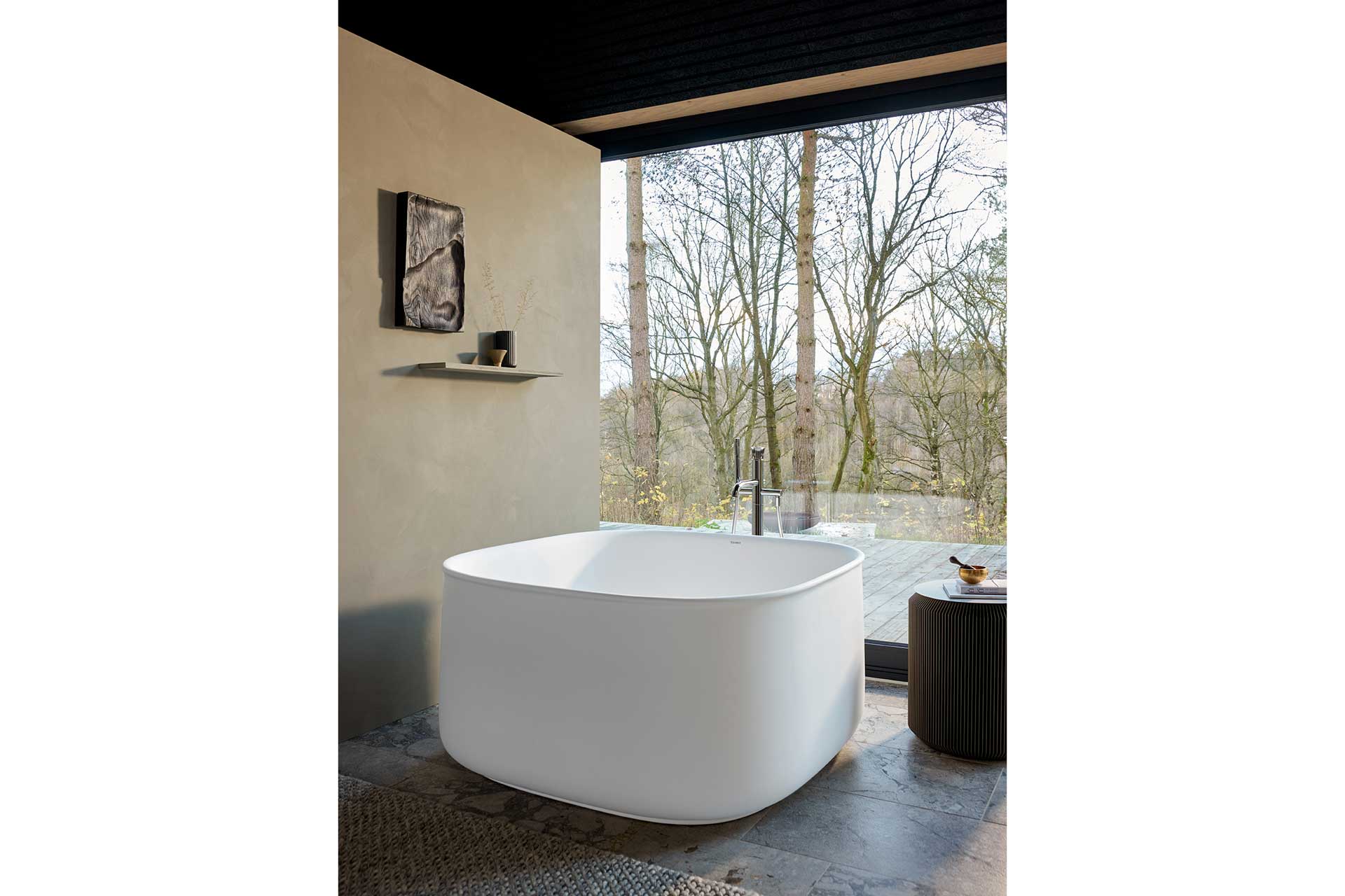 square bath Zencha by Sebastian Herkner for Duravit