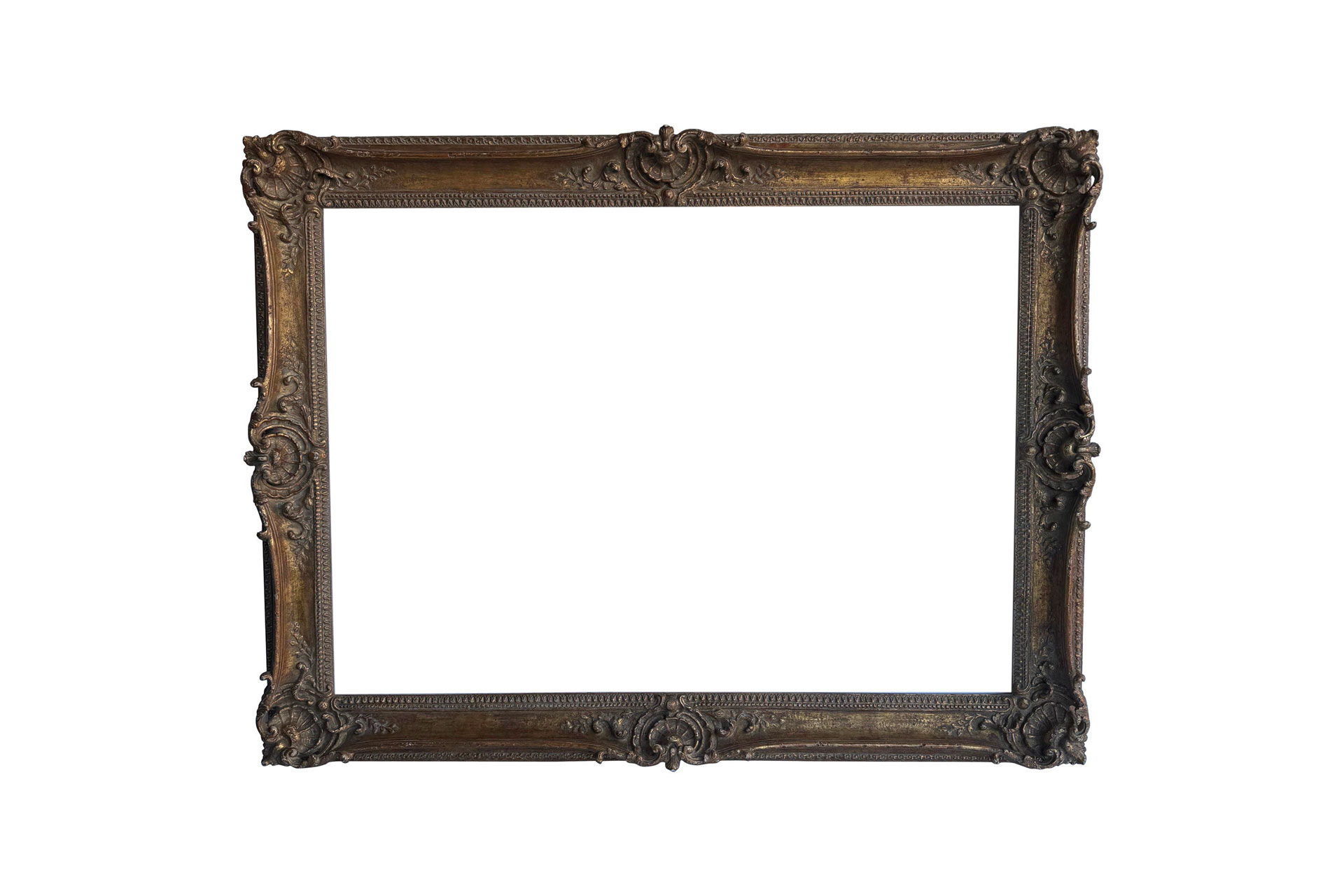 Antique Rococo style wood frame