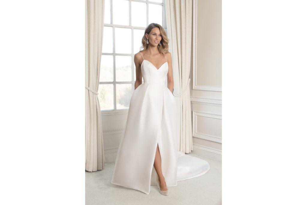 Woman in wedding dress