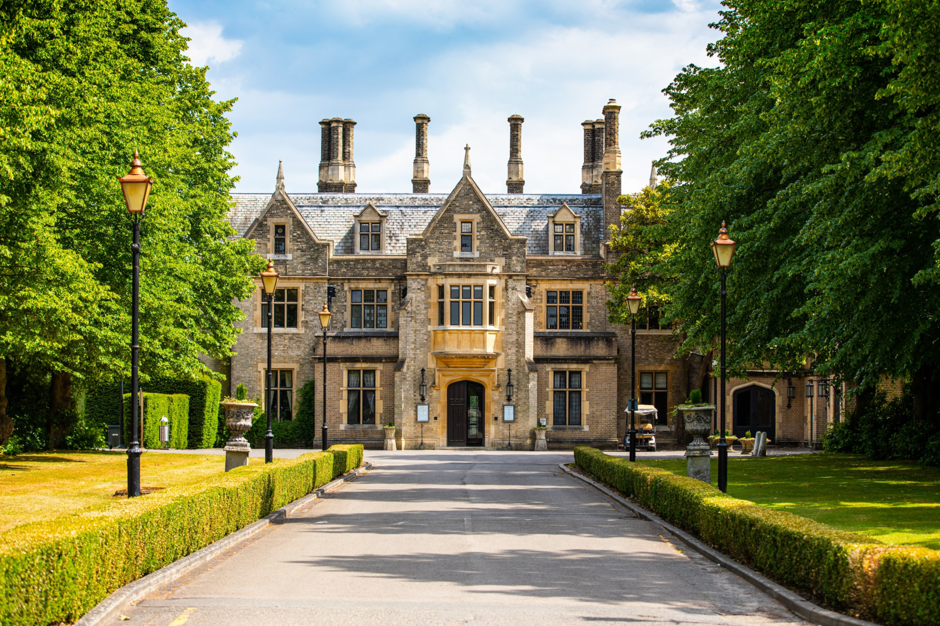 Exterior of manor house