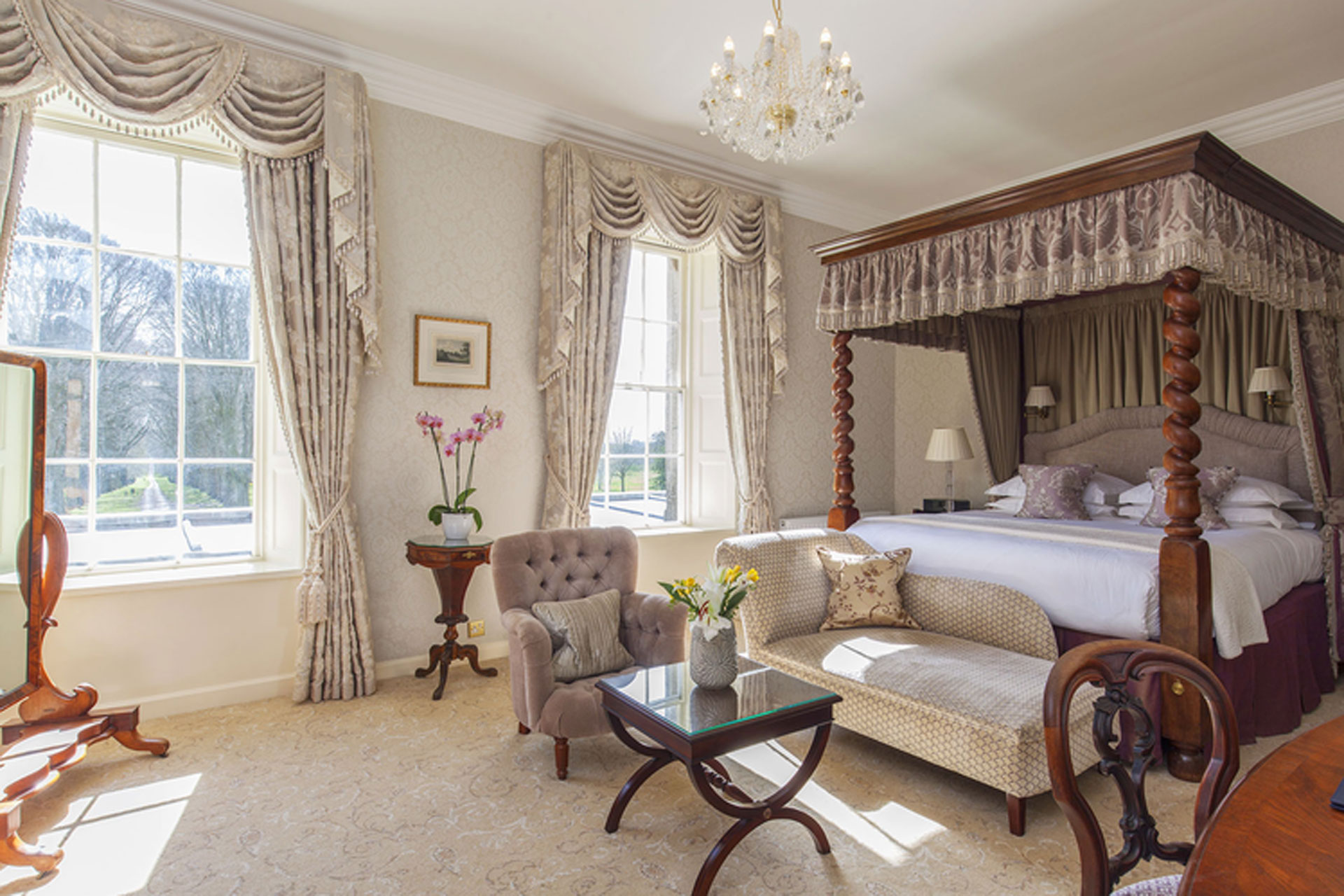 Bedroom at Lucknam Park