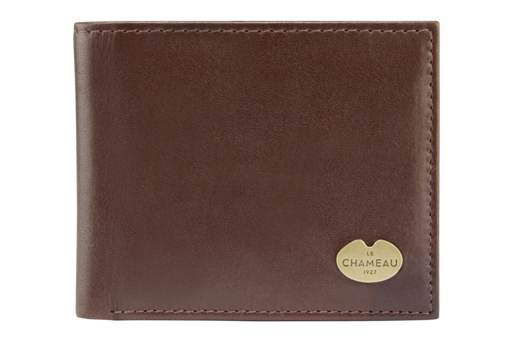 Brown leather wallet