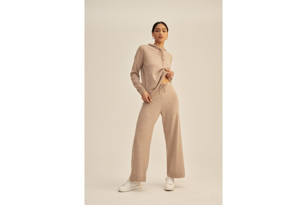 Lilysilk Cashmere Knit Sweater & Trousers