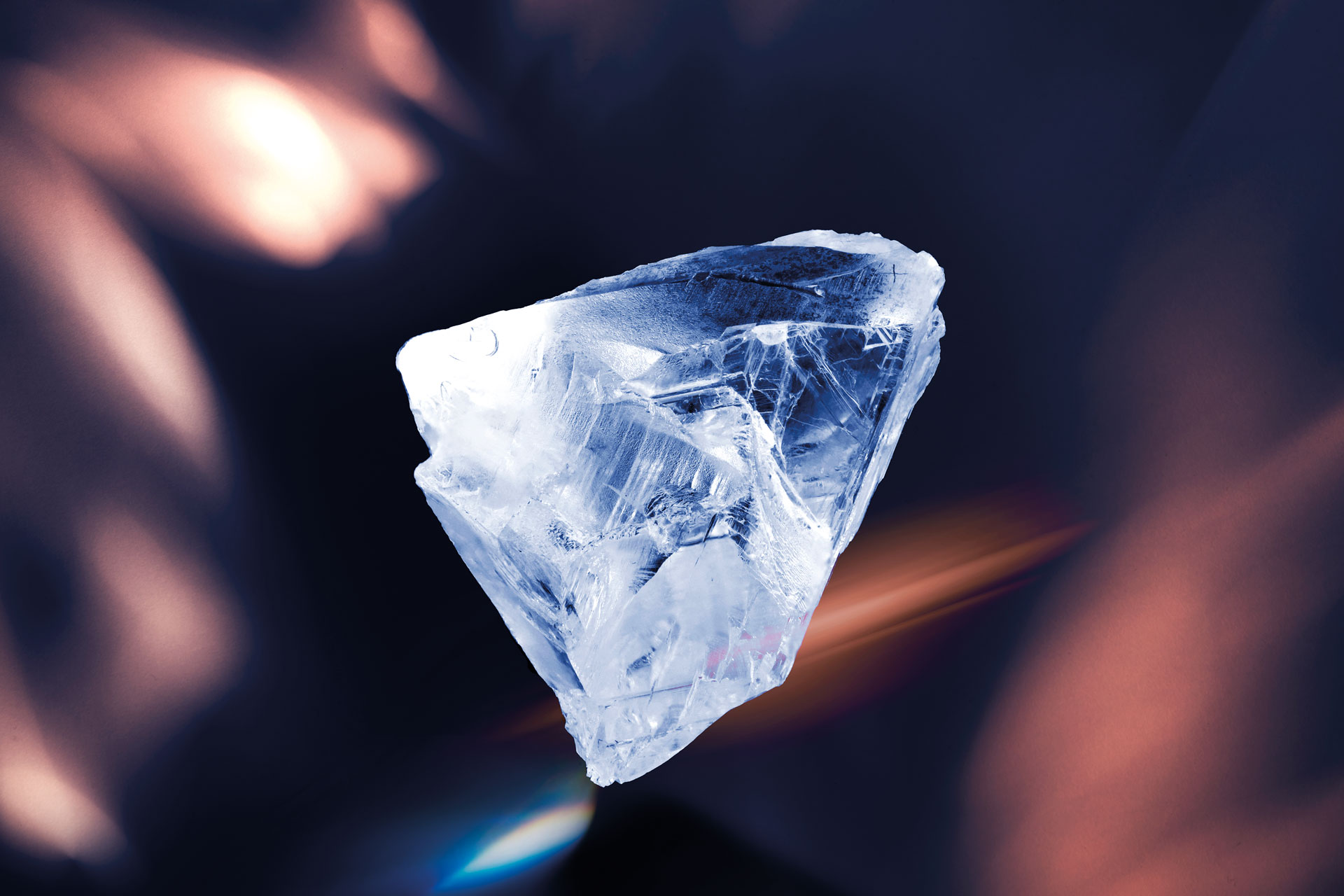 Rare, uncut blue diamond found in South Africa