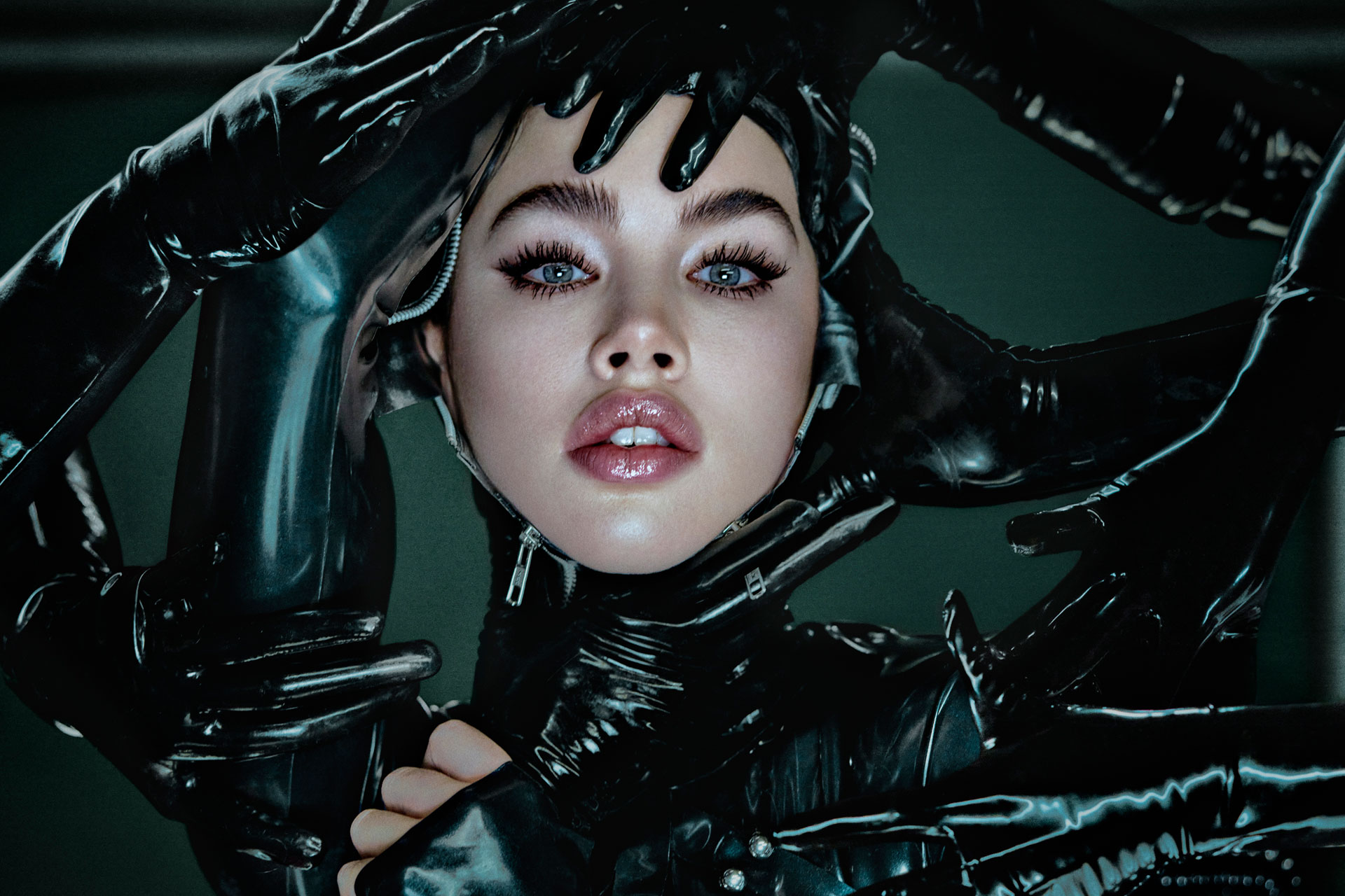 Editorial shot of woman and hands around her-Independent & Minority-Owned Beauty Brands