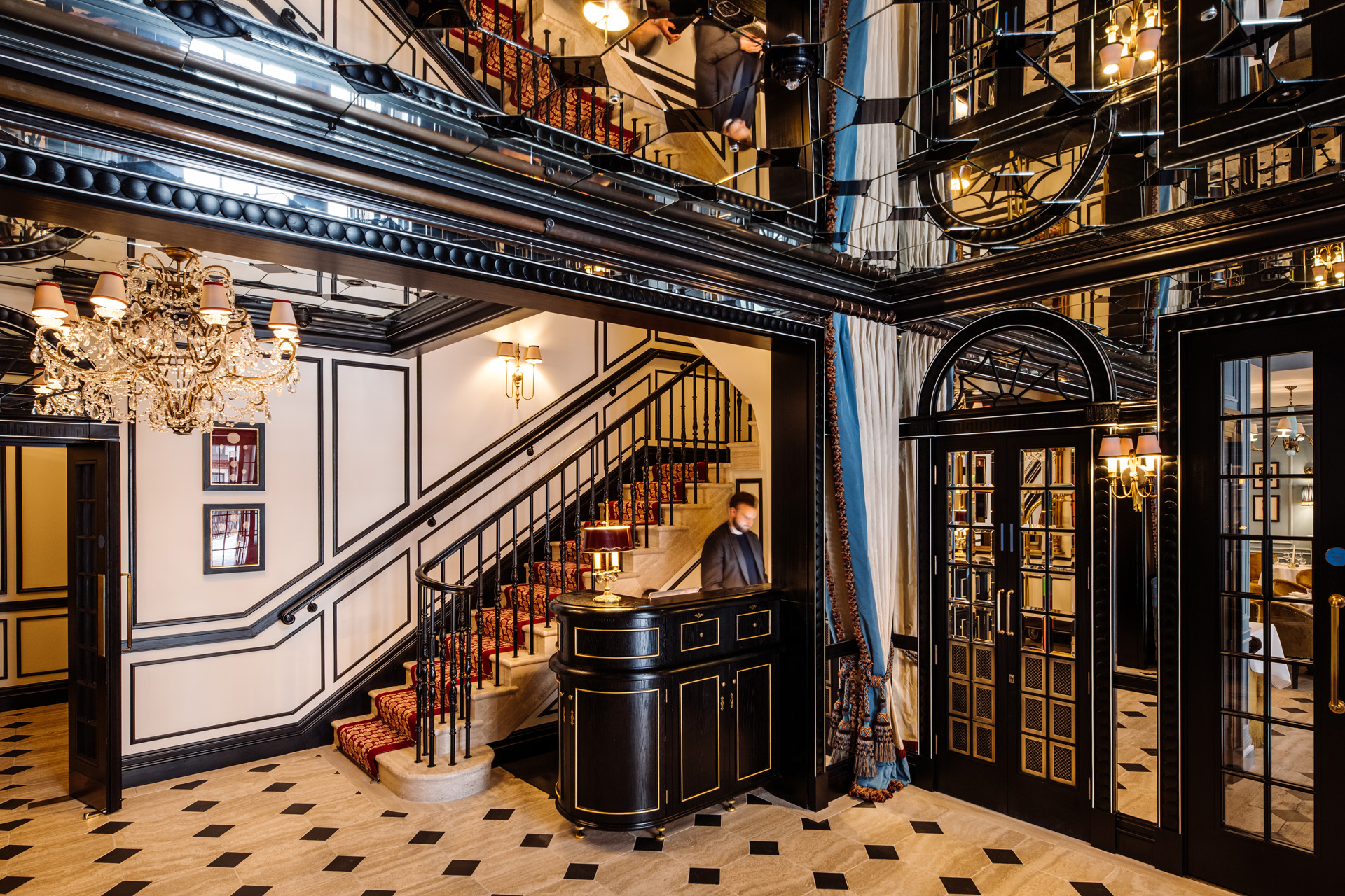 The foyer of The Twenty Two London