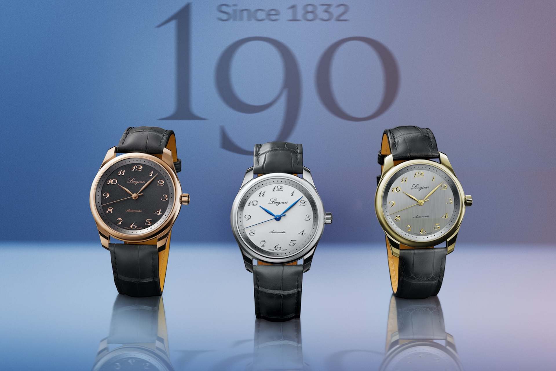 Longines Celebrates 190 Years with Three New Timepieces