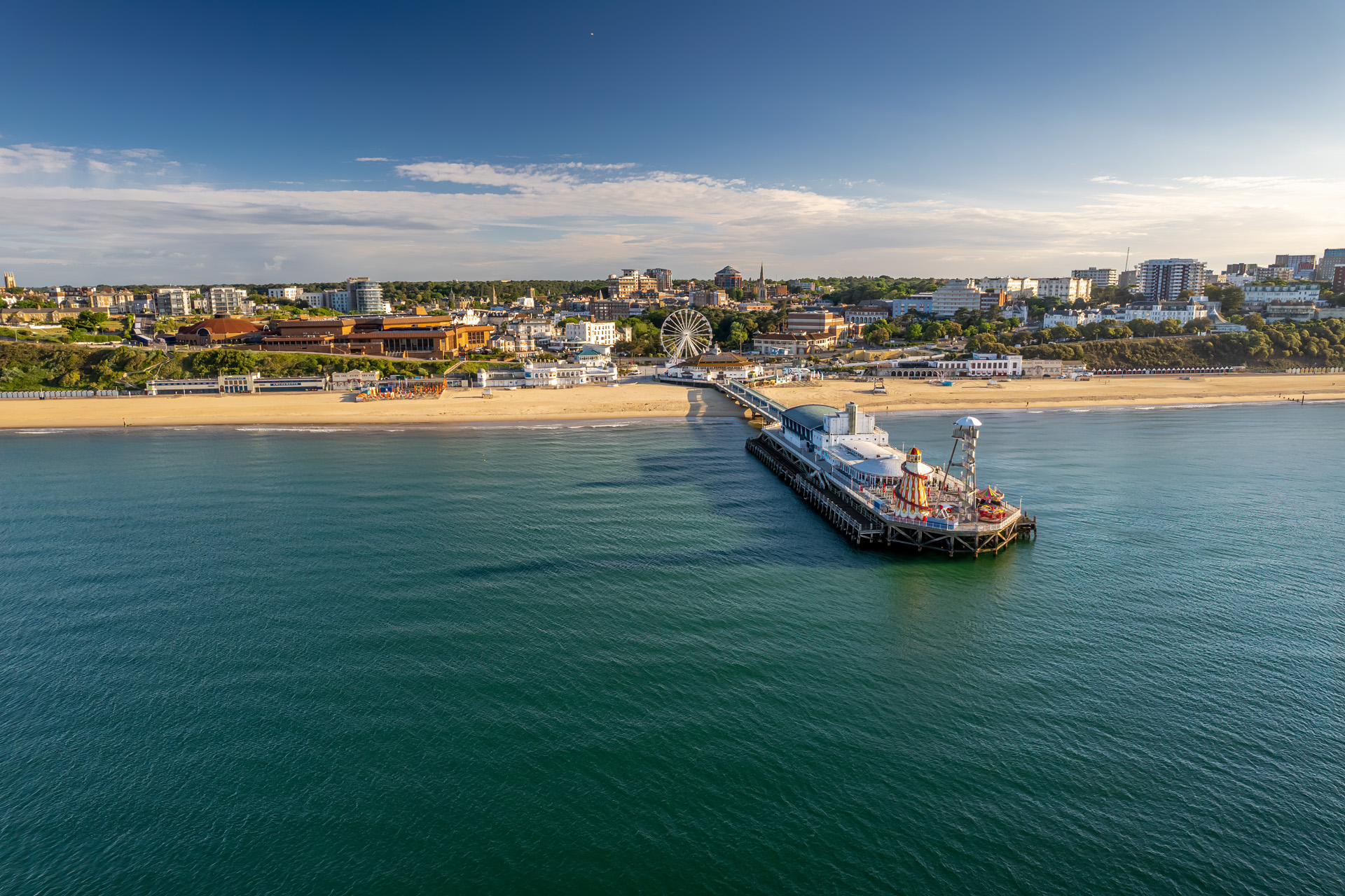 Bournemouth is a coastal resort town in the Bournemouth, Christchurch and Poole council area of Dorset, England.