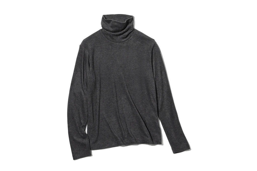 Grey turtleneck