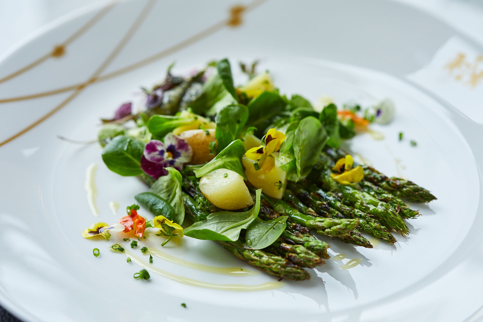 Plated food