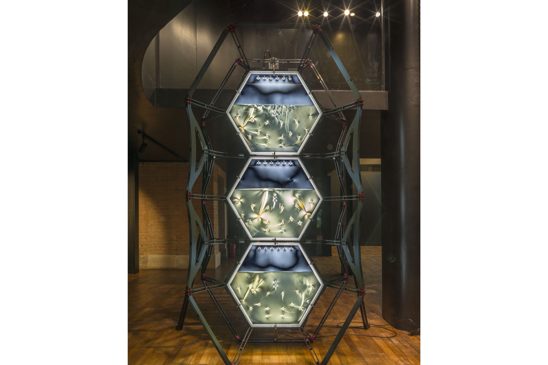 a large art installation