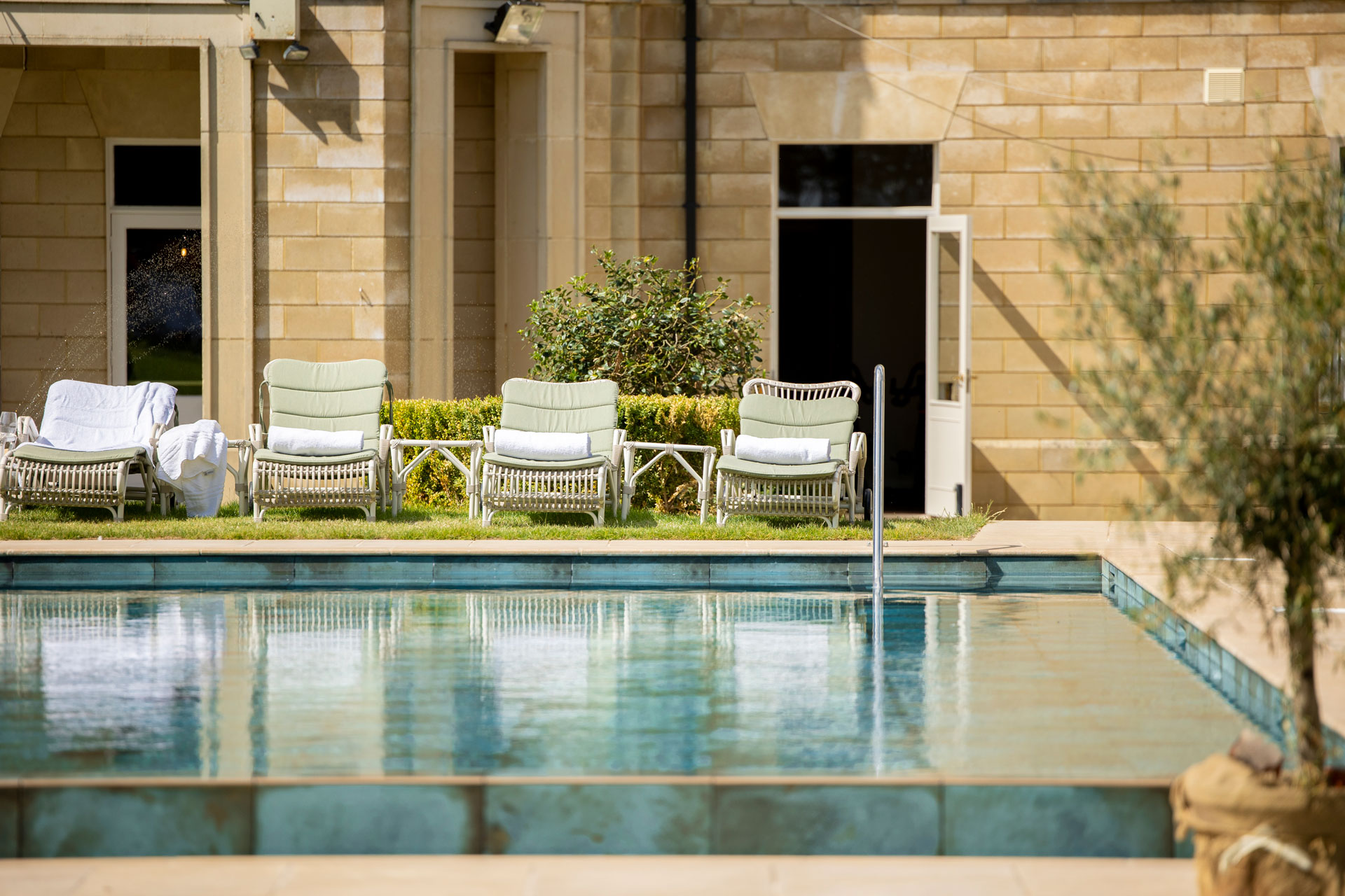 Poolside-The Retreat Elcot Park 