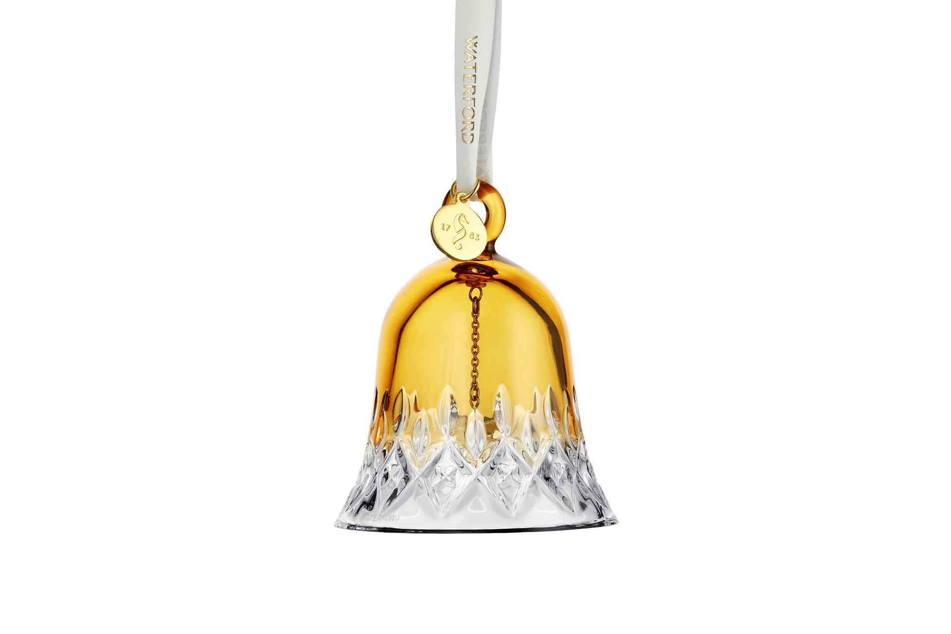 Waterford Lismore Bell Amber