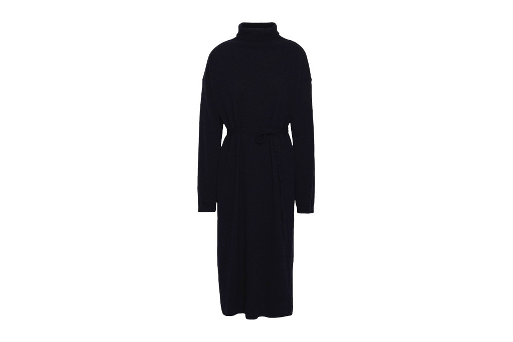 Black sweater dress