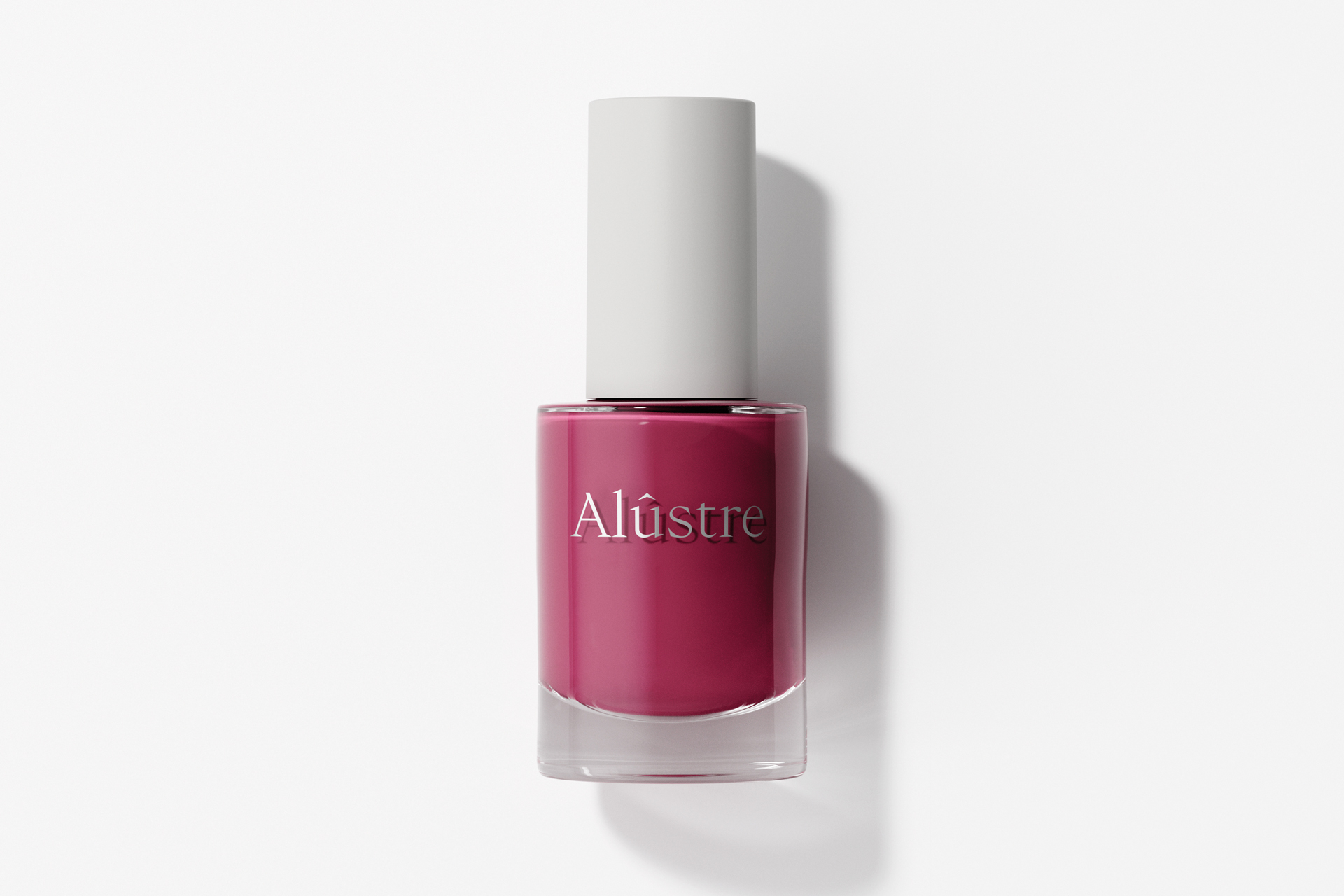 Alustre 748 red nail polish