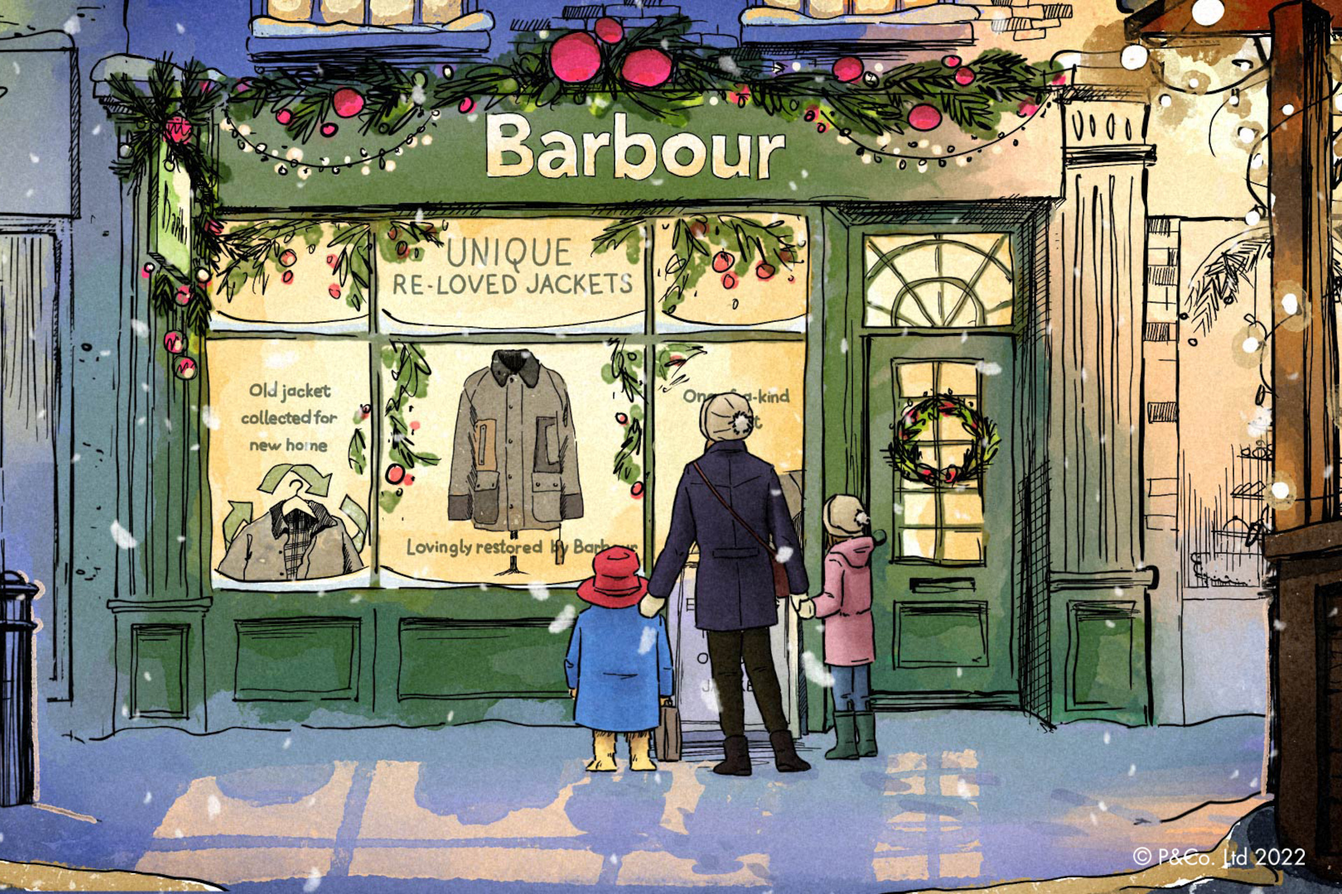 Barbour Releases Christmas 2022 Ad with Paddington Bear News