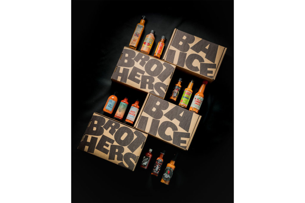Bauce Brothers hot sauces