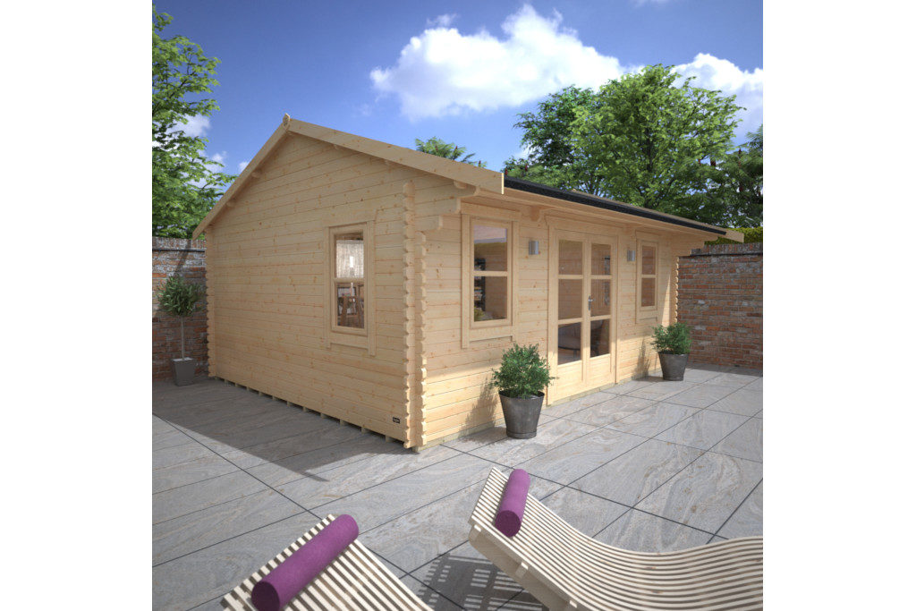 Shed in a garden