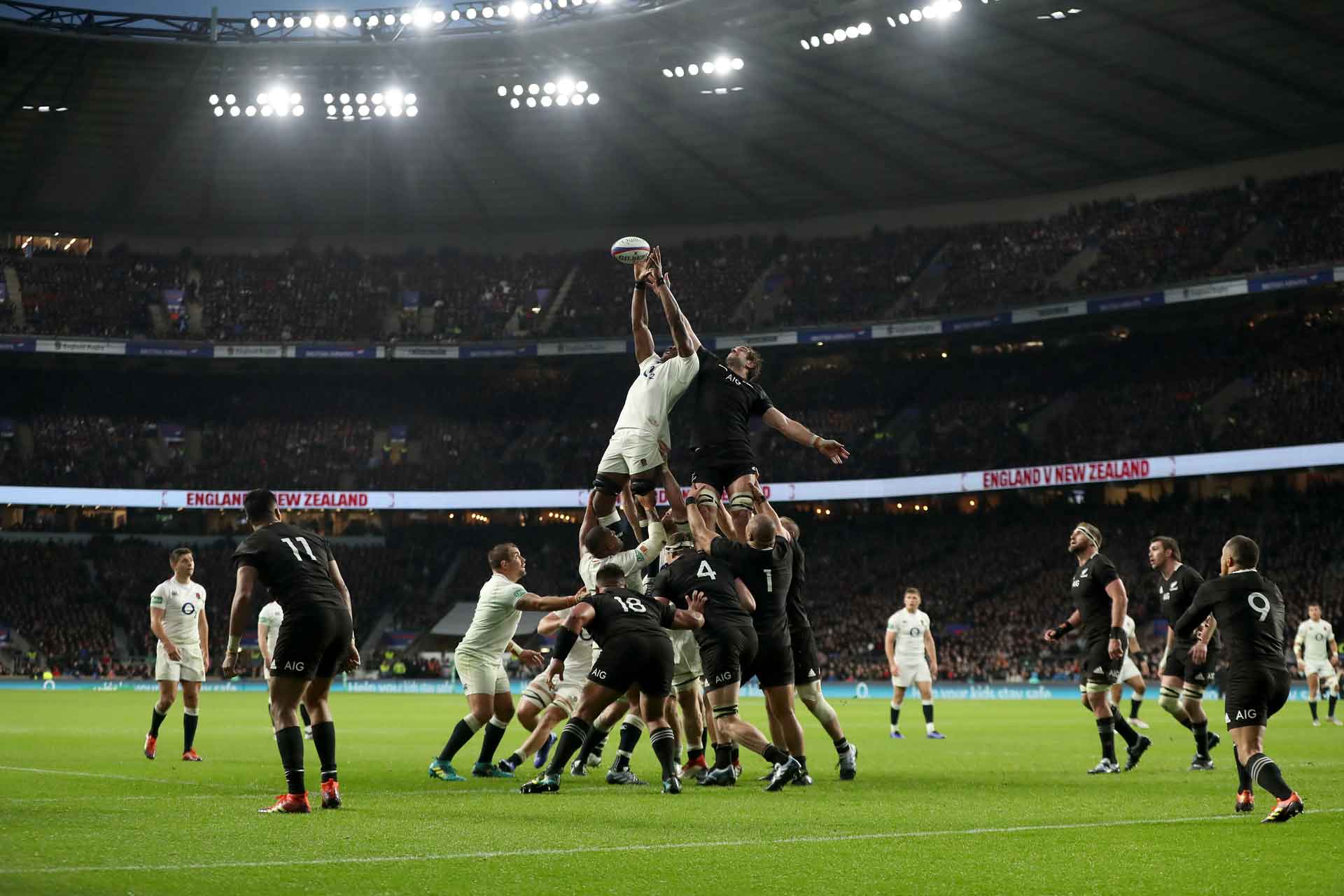 England V New Zealand at Twickenham