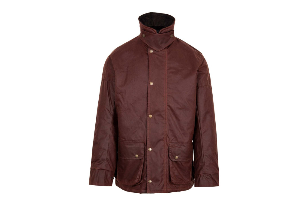 Brown wax jacket