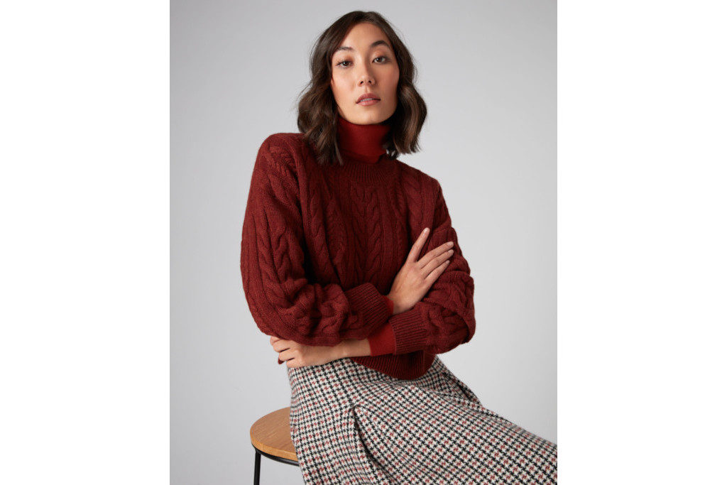Lipsy chunky deals cable jumper