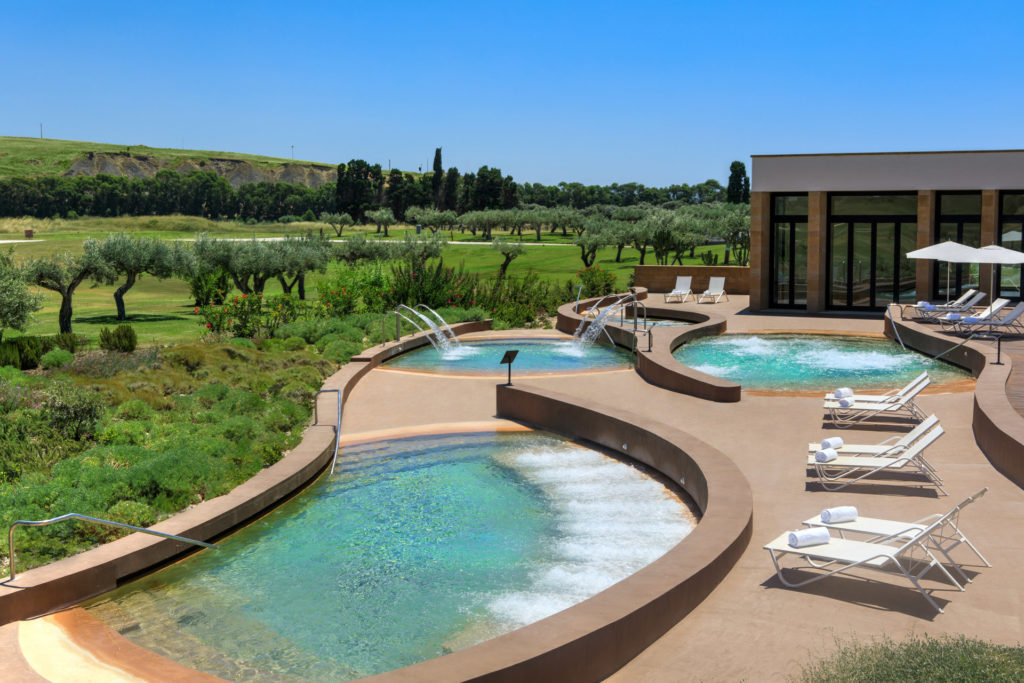 outdoor pools at Verdura Resort