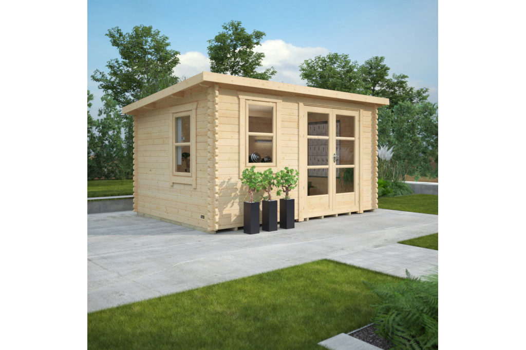 Shed in a garden
