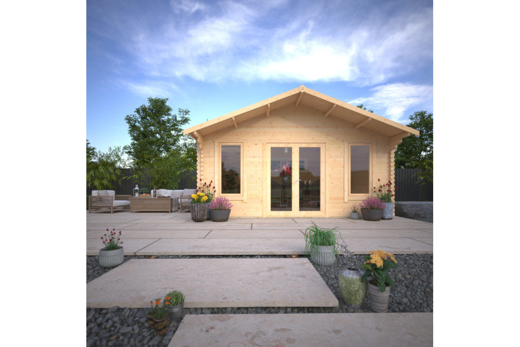 Shed in a garden