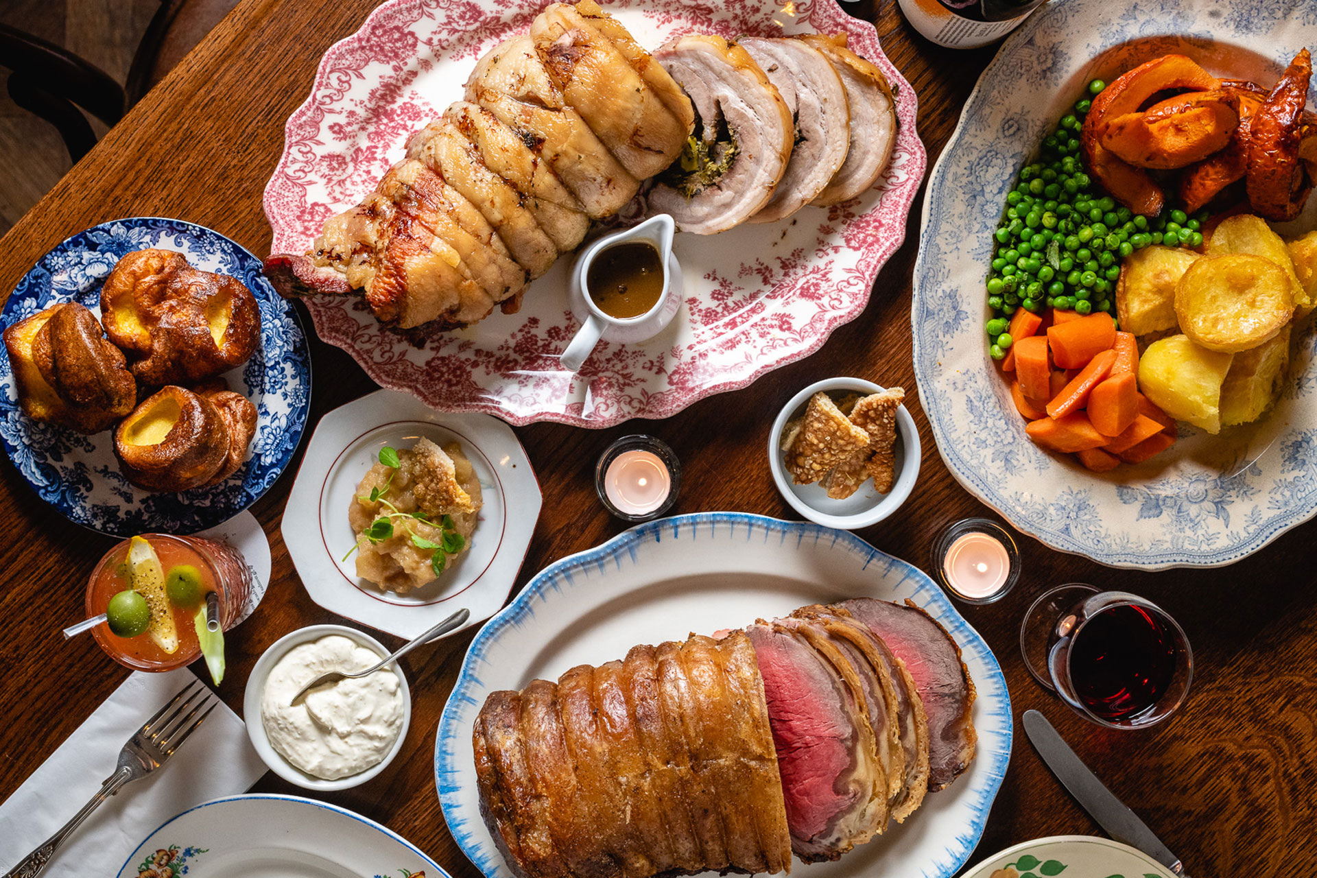 Roast dinner at The Laundry
