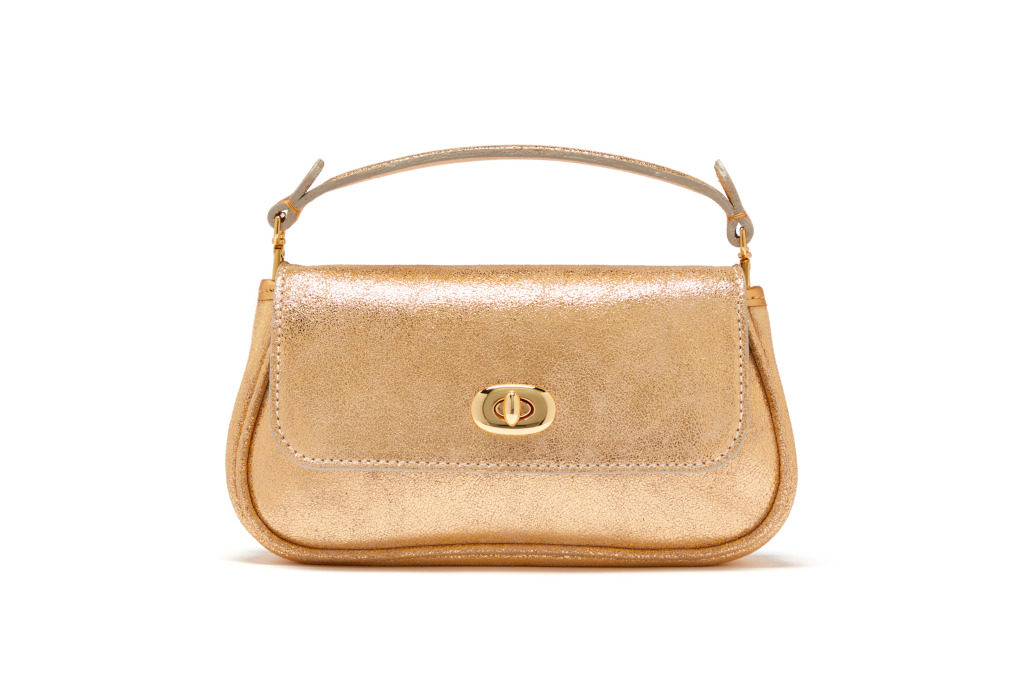 Gold handbag