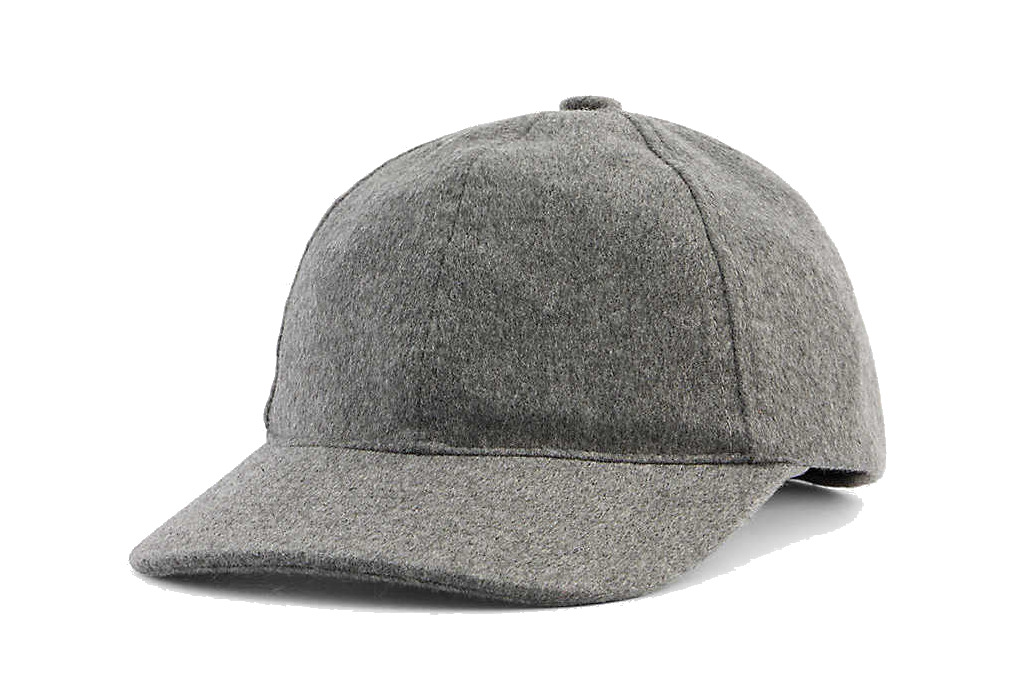 Grey baseball cap