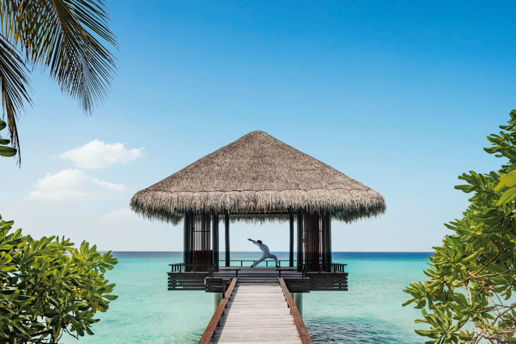 The Yoga Deck at Reethi Rah