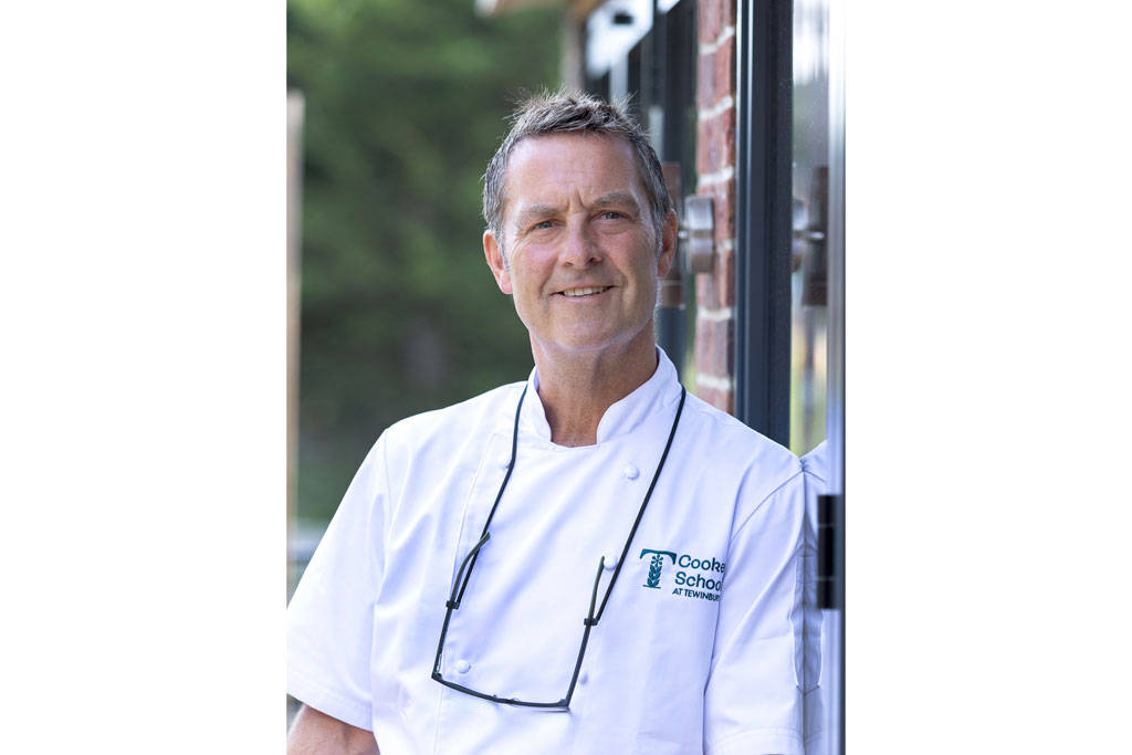 Lee Maycock, chef at Tewinbury Cookery School
