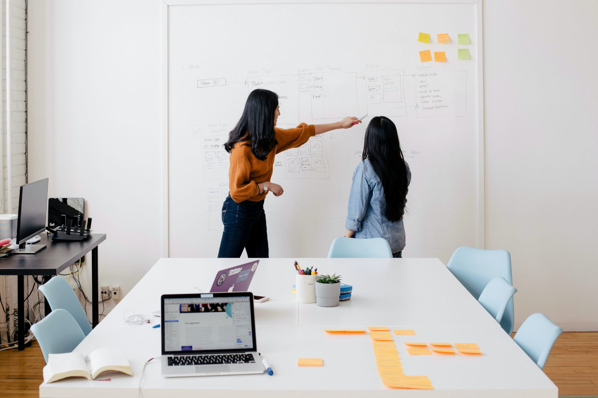 Women in a boardroom