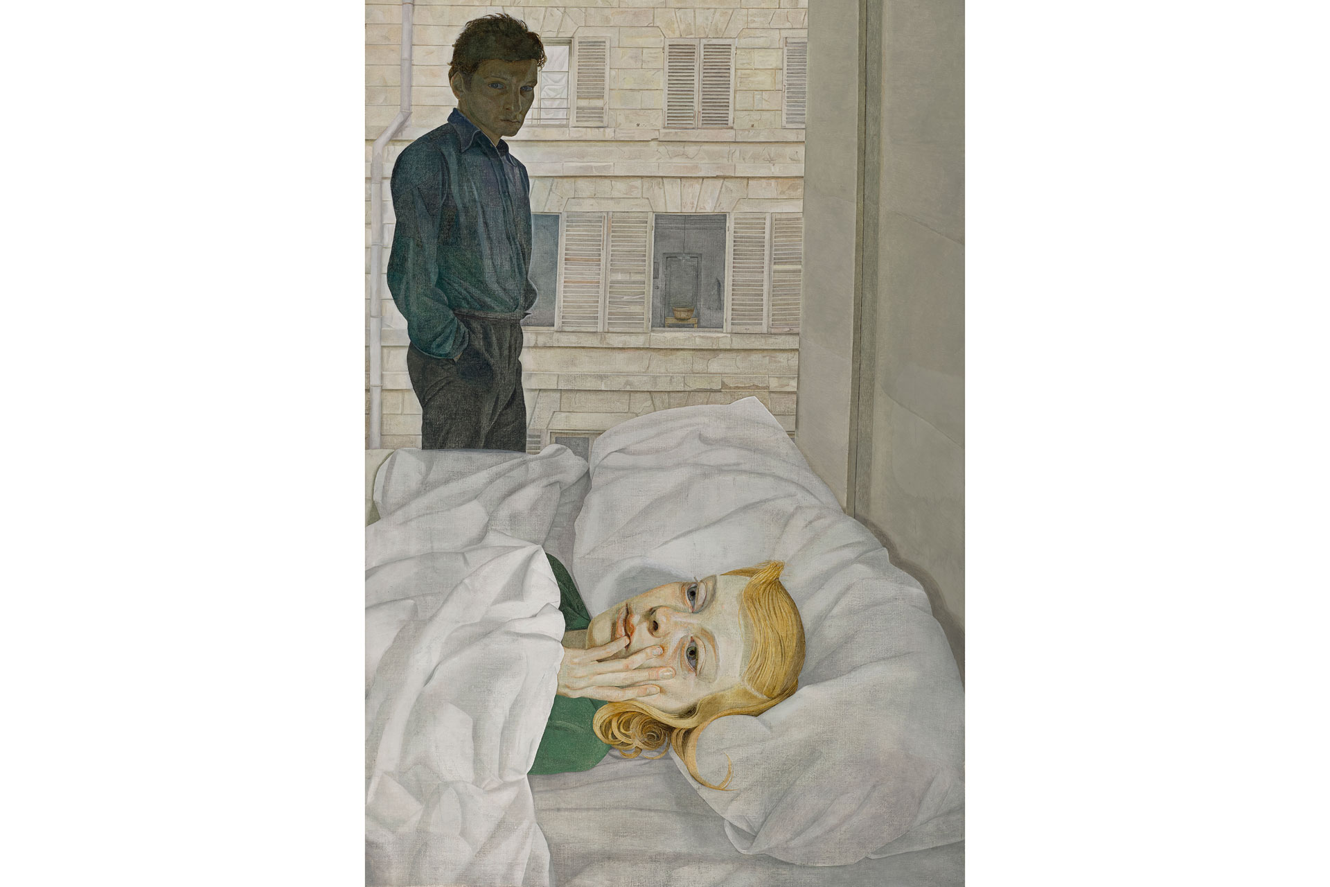 Hotel Bedroom by Lucian Freud