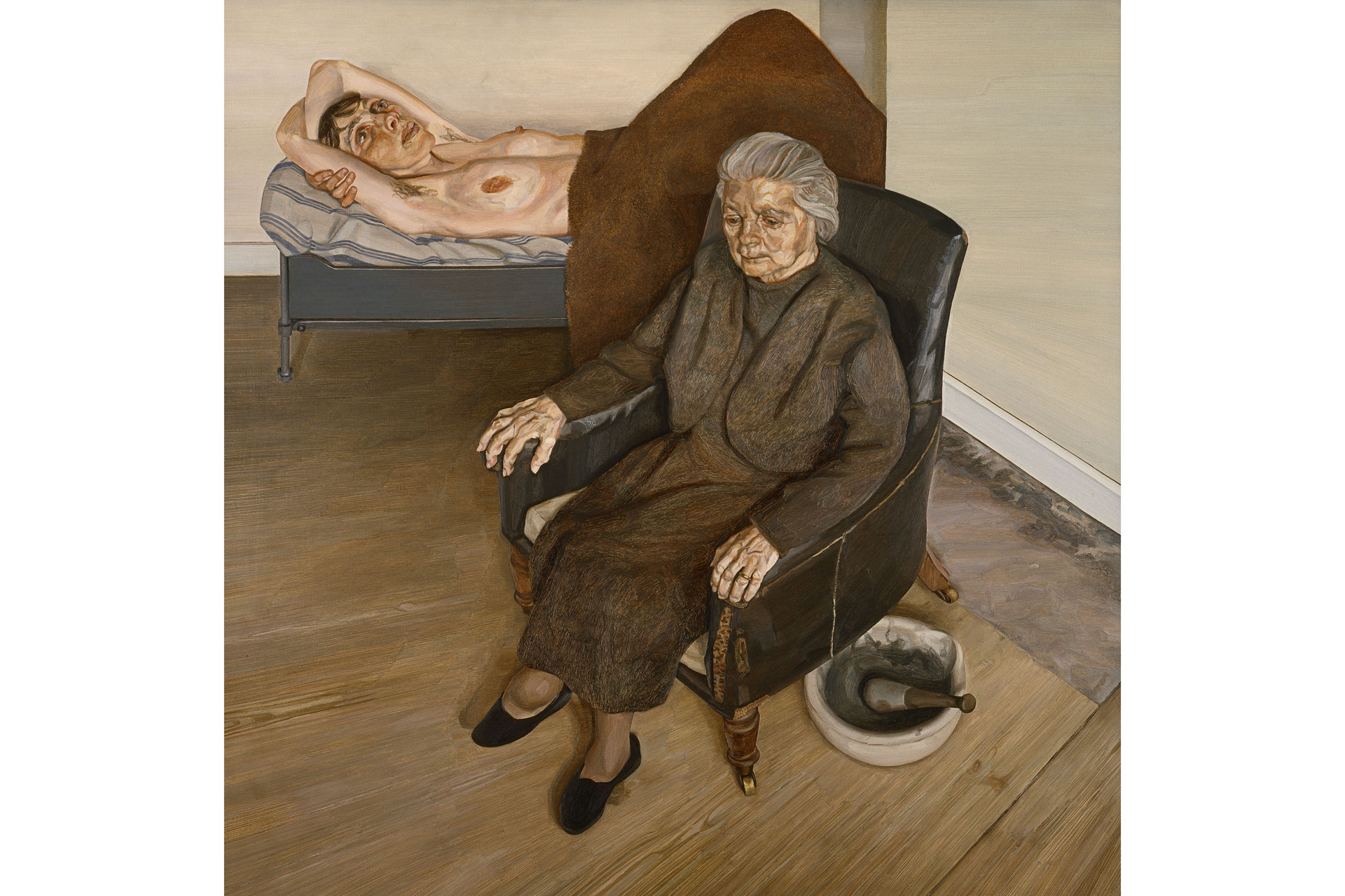 Large Interior by Lucian Freud